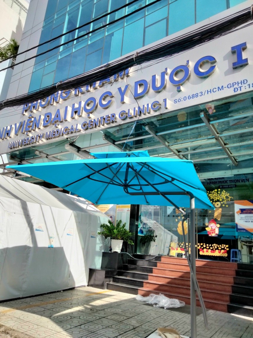 dù vuông lệch tâm